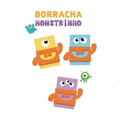 Borracha Fofa Monstrinhos Leo & Leo - 1 Unidade