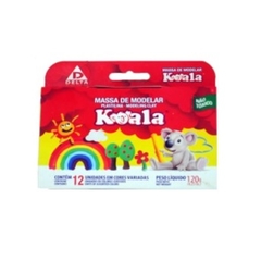 Massa de Modelar Koala C/ 12 Cores - 120g