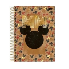 Caderno Universitário Capa Dura 1 Matéria 80 Folhas Mickey e Minnie Arts Kraft na internet