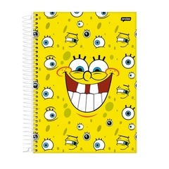 Caderno Universitário 1 Matéria Bob Esponja Jandaia