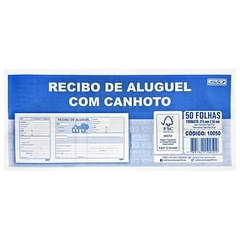 RECIBO DE ALUGUEL COM CANHOTO - 50 FOLHAS - SÃO DOMINGOS