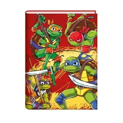 CADERNO BROCHURÃO CAPA DURA TARTARUGAS NINJAS - 80 FOLHAS - JANDAIA - Betel Papelaria