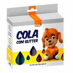 COLA COM GLITTER - 6 CORES 25G CADA COR - BRW