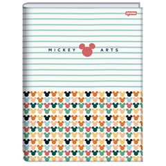 CADERNO BROCHURÃO CAPA DURA MICKEY ARTS - 80 FOLHAS - JANDAIA - comprar online