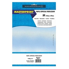 Papel especial perolizado (branco) 180g - 20 folhas - MasterPrint