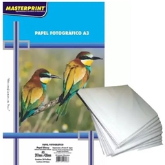 Papel Fotográfico Dupla Face 180G A3 20 folhas - MasterPrint