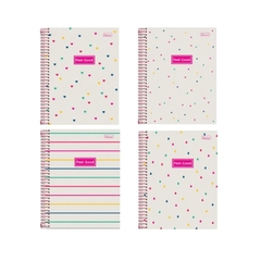 CADERNO FEEL GOOD 10 MATÉRIAS 160 FOLHAS - CADERSIL