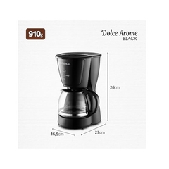 Imagem do Cafeteira Elétrica Dolce Arome, Mondial, Preto, 550W, 110V - C-30-18X-FB