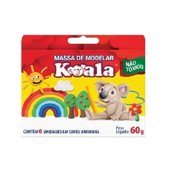 Massa de Modelar Koala C/ 06 Cores - 60g