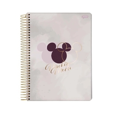 Caderno Espiral Capa Dura Universitário 10 Matérias Mickey Arts Office 160 Folhas Jandaia - Betel Papelaria