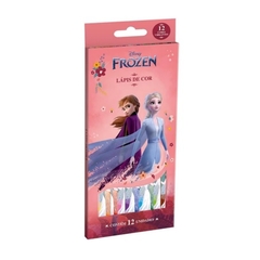 Lapis De Cor Estampados Frozen 12 Cores Tris