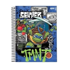 Caderno Universitário Capa Dura 1 Matéria 80 Folhas Tartarugas Ninja - Jandaia - comprar online