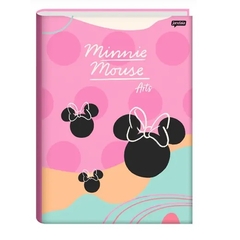 Caderno Brochurão Minnie Arts 80 Folhas - Jandaia - Sortido 1Unid.