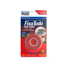 Fita Acrílica Dupla Face 12Mm X 2M - Uso externo - Blíster - Tekbond