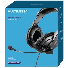 Fone Ouvido Headset Profissional Giant P2 Multilaser