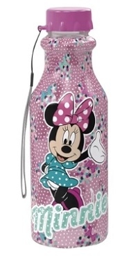 Garrafa Retrô Minnie Rosa 500Ml