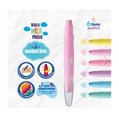 Giz Retrátil Com Cheirinho Mega Gel Color - Pastel - 6 Cores - Tris - comprar online