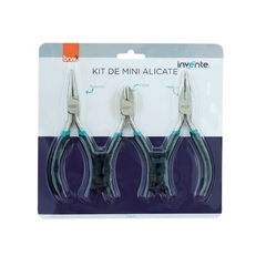 ALICATE MINI - KIT C/ 3 UM - MEIA CANA, CORTE E REDONDO - BRW