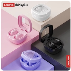 Fone de ouvido Lenovo-Thinkplus XT62 Bluetooth 5.3, impermeável, controle de toque, baixa latência, esportivo, chamada HD.