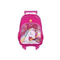 MOCHILA COM CARRINHO MAGIC - POLIÉSTER - 1 COMPART + 2 BOLSOS LATERAIS