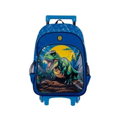 MOCHILA COM CARRINHO RAPTORS - POLIÉSTER - 1 COMPART + 2 BOLSOS LATERAIS