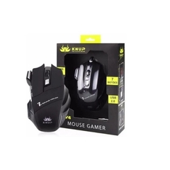 Mouse Gamer Usb 6d 7 Botões 7 Cores Kp-v4 Knup