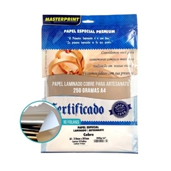 Papel Laminado A4 250g - Lamicote para Artesanato Pacote com 10 Folhas Masterprint na internet