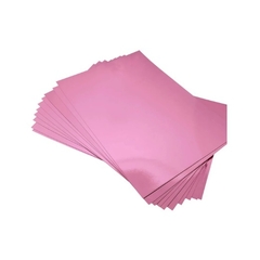 Papel Laminado Rosa A4 250g Lamicote para Artesanato Decorações Enfeites Lembrancinhas Pacote com 10 Folhas Masterprint - comprar online