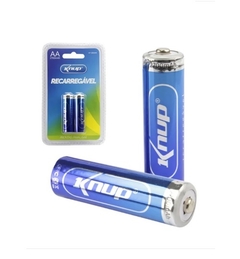 Pilha Recarregável AA 2700mah Knup 2 Unidades