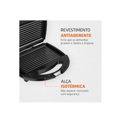 Sanduicheira Mondial Fast Grill S-12 Preta 750W - Antiaderente na internet