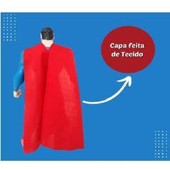 Boneco Superman Grande Articulado 45cm Dc Liga Da Justiça Original Infantil Brinquedos Novabrink na internet