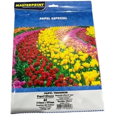 Papel Transfer Tecido Claro 160g A4 5 Folhas - MASTERPRINT