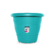 VASO JARDIM 17CM PLASTICO AZUL ATLAS