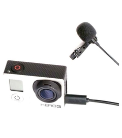 Microfono Corbatero para camaras tipo GoPro