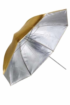 Paraguas Dorarado Plateado 120cm