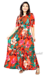 Vestido Feminino moda evangélica Três Maria Floral Sidneia - Reyvkill Moda Evangélica