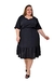 Vestido Feminino Midi Plus Size Moda Evangélica Nélia