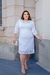 Vestido Moda Evangélica Plus Size Midi Renda Lara na internet