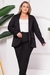 Blazer Plus Size Moda Feminina Elegante Sofisticado Tarsila - Reyvkill Moda Evangélica