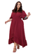 Vestido Feminino Moda Evangélica Comportado Plus Size Donna - Reyvkill Moda Evangélica