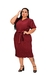 Vestido Feminino Moda Cristâ Plus Size Plissado Agnes - loja online