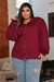 Camisa Feminina em Lanzinha Plus Size Manga Longa - loja online