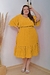 Vestido Feminino Midi Plus Size Moda Evangélica Nélia na internet