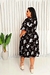 Vestido Feminino Midi Social Plus Size Moda Evangélica Iracy - loja online