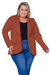 Blazer Plus Size Moda Feminina Elegante Sofisticado Tarsila na internet