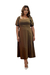 Vestido Feminino Comportado Moda Evangélica Plus Size Lara