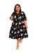 Imagem do Vestido Feminino Midi Social Plus Size Moda Evangélica Iracy