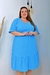 Imagem do Vestido Feminino Midi Plus Size Moda Evangélica Nélia