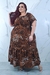 Vestido Feminino Longo Plus Size Moda Evangélica Valeriana na internet