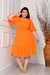 Imagem do Vestido Feminino Midi Plus Size Moda Evangélica Nélia